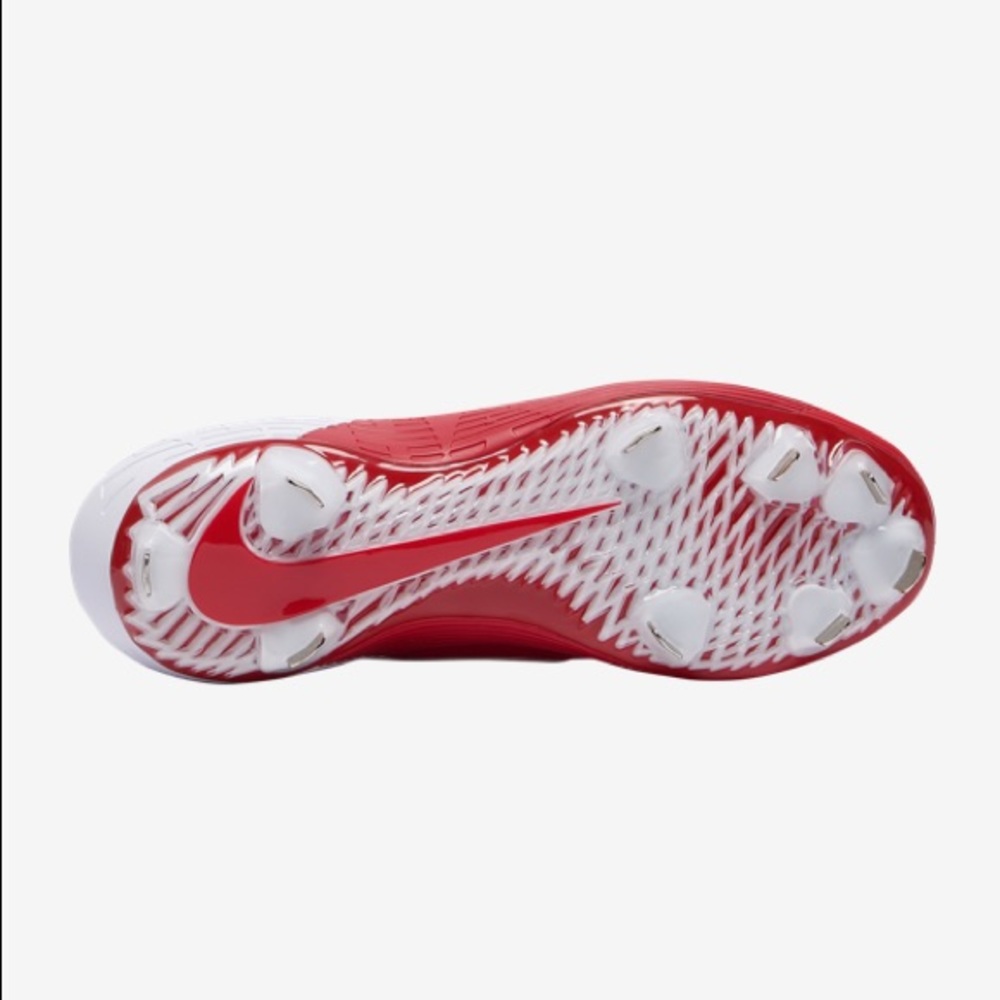 HP 🥳 NEW Nike Zoom Air Alpha Baseball Cleats Blood Red - Picture 6 of 11